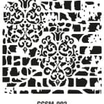 GRUNGE WALL STENCIL COLLECTION  GCSM-003