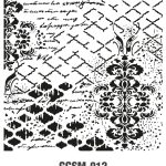 GRUNGE WALL STENCIL COLLECTION  GCSM-012