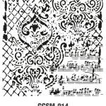 GRUNGE WALL STENCIL COLLECTION  GCSM-014