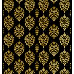 METAL LEAF BACKGROUND FABRIC TRANSFER KV004
