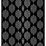 METAL LEAF BACKGROUND FABRIC TRANSFER SILVER KV04