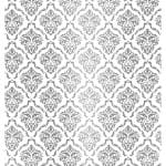 METAL LEAF BACKGROUND FABRIC TRANSFER SILVER KV16