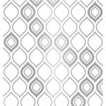 METAL LEAF BACKGROUND FABRIC TRANSFER SILVER KV30