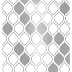 METAL LEAF BACKGROUND FABRIC TRANSFER SILVER KV31