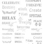 METAL LEAF BACKGROUND FABRIC TRANSFER SILVER KV36