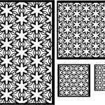 HOME DECOR STENCİL SET HDSS-04