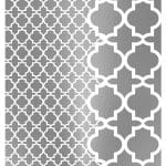 METAL SILVER LEAF RICE PAPER MODEL-26 30X42