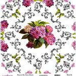 UNIVERSAL RICE PAPER COLLECTION WHITE BACKGROUND UC-019 30X30