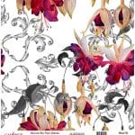 EVRENSEL PİRİNÇ KAĞIT KOLEKSİYON BEYAZ ZEMİN UC-031 30X30