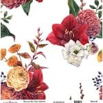 UNIVERSAL RICE PAPER COLLECTION WHITE BACKGROUND UC-034 30X30
