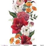 UNIVERSAL RICE PAPER COLLECTION WHITE BACKGROUND UC-038 30X30