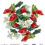 EVRENSEL PİRİNÇ KAĞIT KOLEKSİYON BEYAZ ZEMİN UC-039 30X30