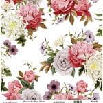 EVRENSEL PİRİNÇ KAĞIT KOLEKSİYON BEYAZ ZEMİN UC-049 30X30