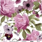 UNIVERSAL RICE PAPER COLLECTION WHITE BACKGROUND UC-051 30X30