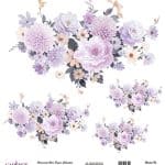 UNIVERSAL RICE PAPER COLLECTION WHITE BACKGROUND UC-069 30X30