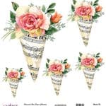 EVRENSEL PİRİNÇ KAĞIT KOLEKSİYON BEYAZ ZEMİN UC-070 30X30