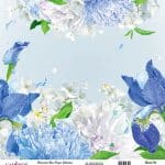 UNIVERSAL RICE PAPER COLLECTION WHITE BACKGROUND UC-076 30X30