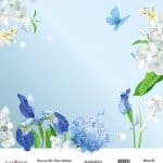 UNIVERSAL RICE PAPER COLLECTION WHITE BACKGROUND UC-077 30X30