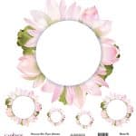 UNIVERSAL RICE PAPER COLLECTION WHITE BACKGROUND UC-081 30X30