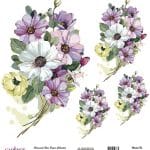 UNIVERSAL RICE PAPER COLLECTION WHITE BACKGROUND UC-104 30X30