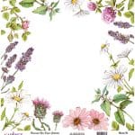 UNIVERSAL RICE PAPER COLLECTION WHITE BACKGROUND UC-120 30X30