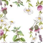 UNIVERSAL RICE PAPER COLLECTION WHITE BACKGROUND UC-121 30X30