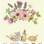 UNIVERSAL RICE PAPER COLLECTION WHITE BACKGROUND UC-122 30X30