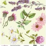 UNIVERSAL RICE PAPER COLLECTION WHITE BACKGROUND UC-123 30X30
