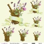 UNIVERSAL RICE PAPER COLLECTION WHITE BACKGROUND UC-129 30X30