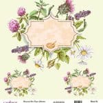 UNIVERSAL RICE PAPER COLLECTION WHITE BACKGROUND UC-130 30X30