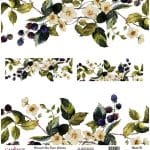 UNIVERSAL RICE PAPER COLLECTION WHITE BACKGROUND UC-140 30X30