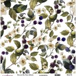UNIVERSAL RICE PAPER COLLECTION WHITE BACKGROUND UC-141 30X30