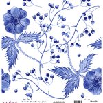 DÜNYA'NIN MAVİ TONLARI PİRİNÇ KOLEKSİYON BEYAZ ZEMİN K-021 30X30