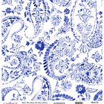 WORLD BLUE SHADES RICE PAPER COLLECTION WHITE GROUND K-027 30X30