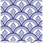 DÜNYA'NIN MAVİ TONLARI PİRİNÇ KOLEKSİYON BEYAZ ZEMİN K-030 30X30