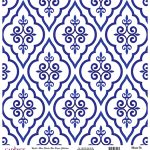 WORLD BLUE SHADES RICE PAPER COLLECTION WHITE GROUND K-032 30X30