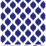 WORLD BLUE SHADES RICE PAPER COLLECTION WHITE GROUND K-034 30X30