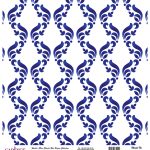 WORLD BLUE SHADES RICE PAPER COLLECTION WHITE GROUND K-038 30X30