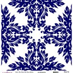 DÜNYA'NIN MAVİ TONLARI PİRİNÇ KOLEKSİYON BEYAZ ZEMİN K-040 30X30