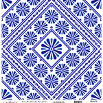 DÜNYA'NIN MAVİ TONLARI PİRİNÇ KOLEKSİYON BEYAZ ZEMİN K-042 30X30