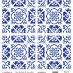 WORLD BLUE SHADES RICE PAPER COLLECTION WHITE GROUND K-048 30X30