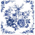 DÜNYA'NIN MAVİ TONLARI PİRİNÇ KOLEKSİYON BEYAZ ZEMİN K-001 60X60