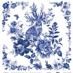 DÜNYA'NIN MAVİ TONLARI PİRİNÇ KOLEKSİYON BEYAZ ZEMİN K-003 60X60