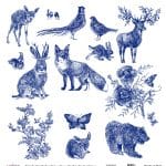 DÜNYA'NIN MAVİ TONLARI PİRİNÇ KOLEKSİYON BEYAZ ZEMİN K-006 60X60