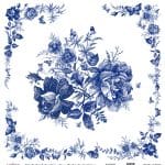 DÜNYA'NIN MAVİ TONLARI PİRİNÇ KOLEKSİYON BEYAZ ZEMİN K-007 60X60