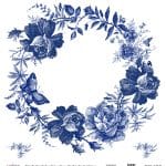 DÜNYA'NIN MAVİ TONLARI PİRİNÇ KOLEKSİYON BEYAZ ZEMİN K-011 60X60
