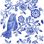DÜNYA'NIN MAVİ TONLARI PİRİNÇ KOLEKSİYON BEYAZ ZEMİN K-018 60X60