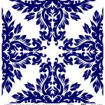 DÜNYA'NIN MAVİ TONLARI PİRİNÇ KOLEKSİYON BEYAZ ZEMİN K-040 60X60