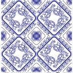 DÜNYA'NIN MAVİ TONLARI PİRİNÇ KOLEKSİYON BEYAZ ZEMİN K-041 60X60