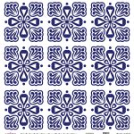 DÜNYA'NIN MAVİ TONLARI PİRİNÇ KOLEKSİYON BEYAZ ZEMİN K-044 60X60